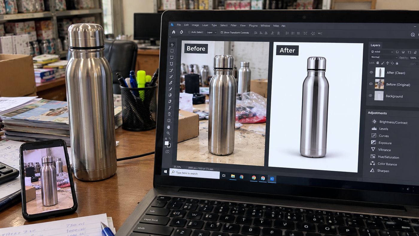 Product photo editing – WorkTeam sample